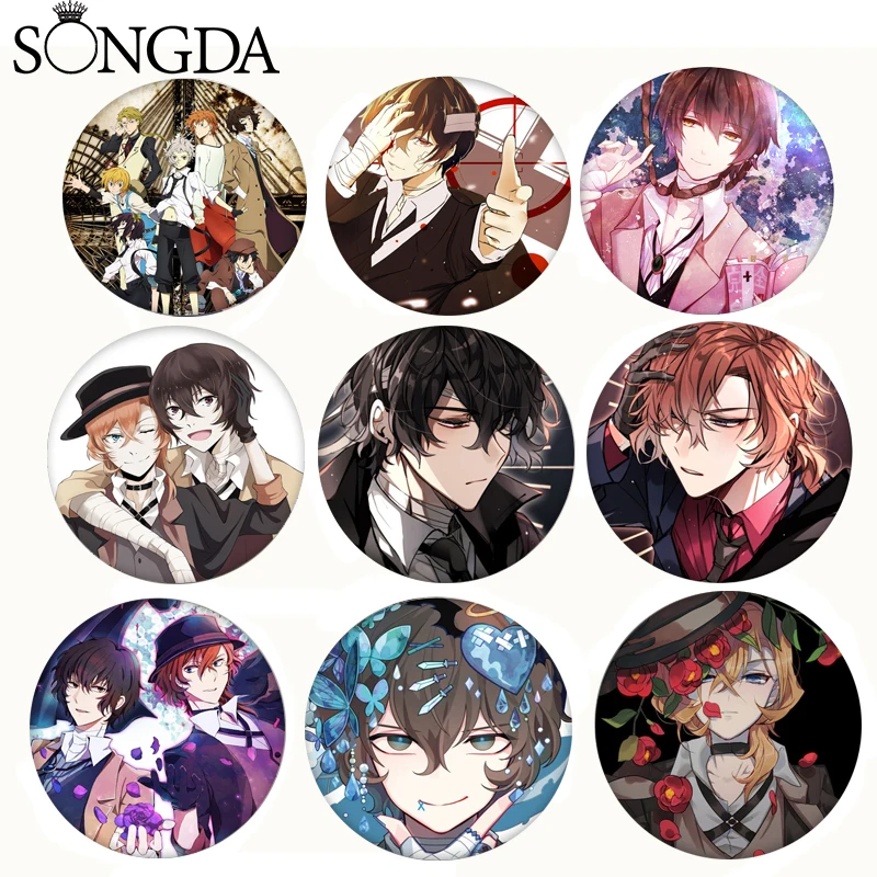 Anime Badge Bungou Stray Dogs Brooch Cartoon Figure Cosplay Pins for Clothes Bag Pendant Decoration Cool New Year Gift Jewelry
Anime Badge Bungou Stray Dogs Brooch Cartoon Figure Cosplay Pins for Clothes Bag Pendant Decoration Cool New Year Gift Jewelry