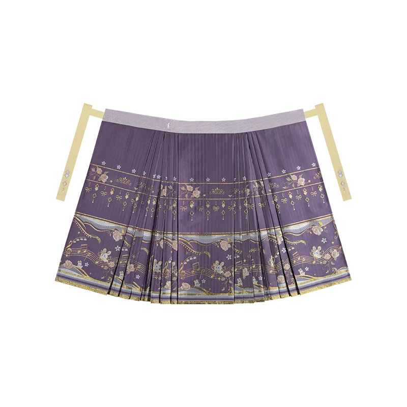 Winter New Short Jacket Horse Skirt Hanfu Clothing Female Improved Cosplay Costumes Novelty Purple Cute Stage Performance Suit 
Winter New Short Jacket Horse Skirt Hanfu Clothing Female Improved Cosplay Costumes Novelty Purple Cute Stage Performance Suit