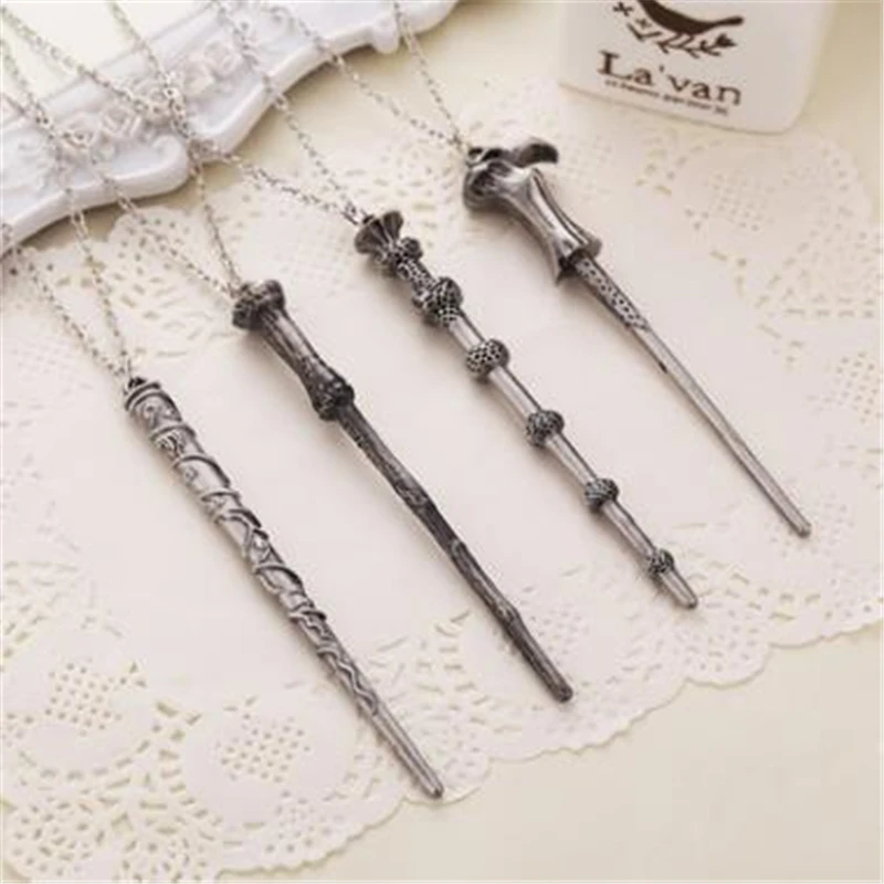 Witch Magic Wand Pendant Necklace Key Chain Men Women Trendy Vintage Boutique Long Chain Necklaces Fashion Jewelry Props
Witch Magic Wand Pendant Necklace Key Chain Men Women Trendy Vintage Boutique Long Chain Necklaces Fashion Jewelry Props