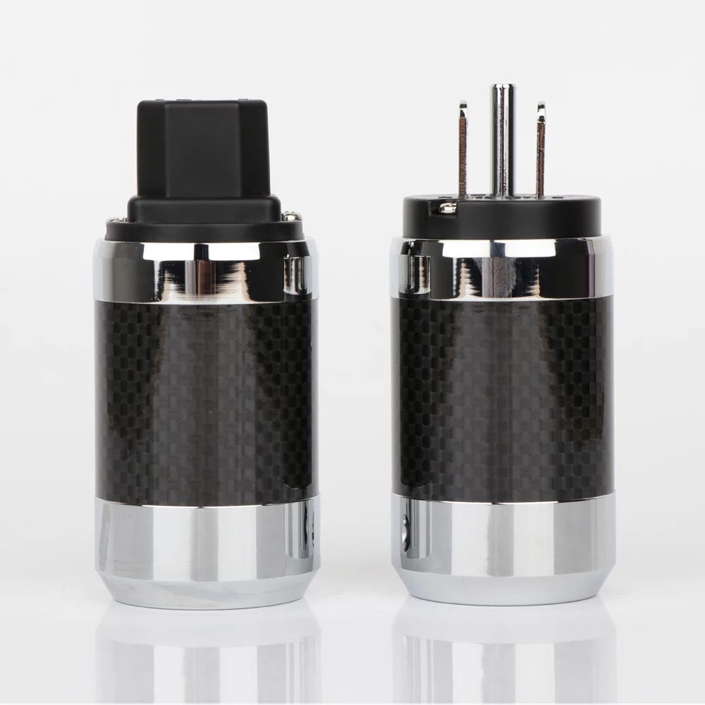 2020 New Black hight Carbon Fiber Rhodium Plated Schuko US AC Power plug+IEC connector,HiFi audio US Version power supply plug
2020 New Black hight Carbon Fiber Rhodium Plated Schuko US AC Power plug+IEC connector,HiFi audio US Version power supply plug