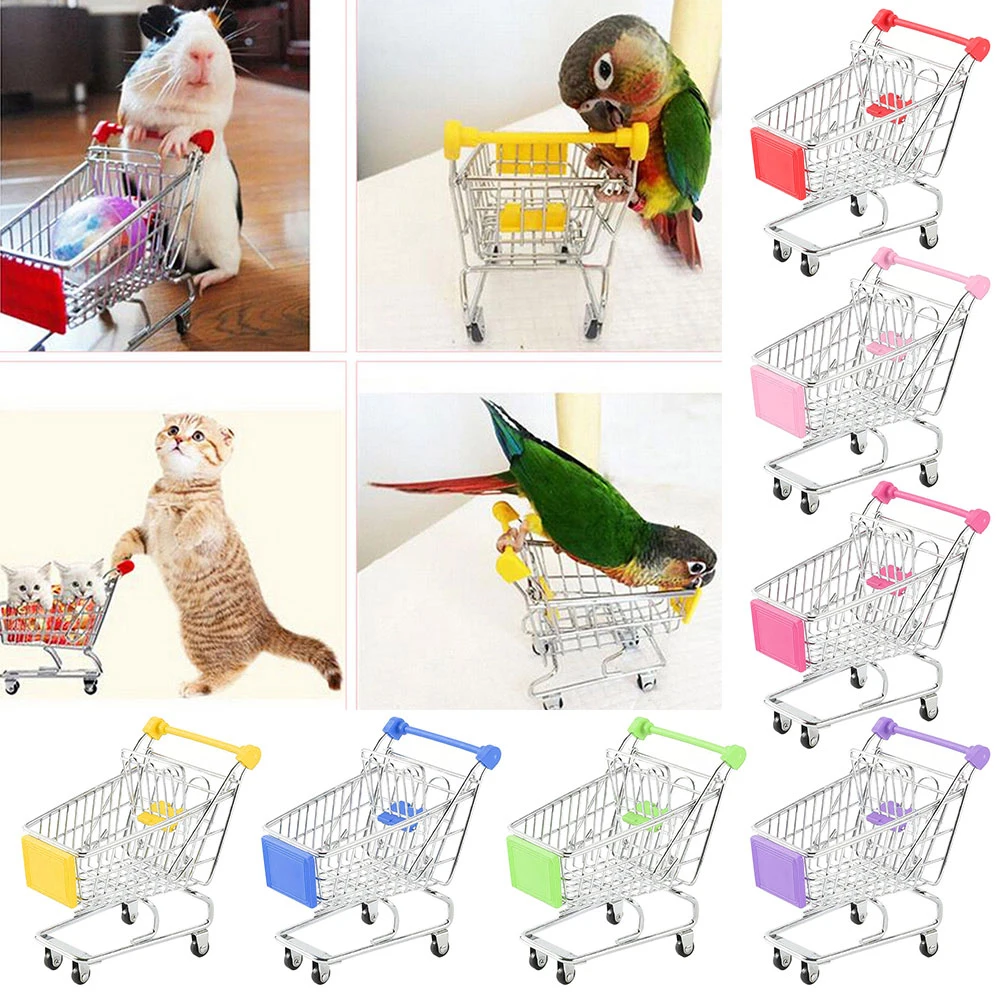 Mini Lovely Supermarket Shopping Cart Trolley Small Pet Bird Parrot Rabbit Hamster Cage Toy Mini Shopping Cart Playing Toy
Mini Lovely Supermarket Shopping Cart Trolley Small Pet Bird Parrot Rabbit Hamster Cage Toy Mini Shopping Cart Playing Toy
