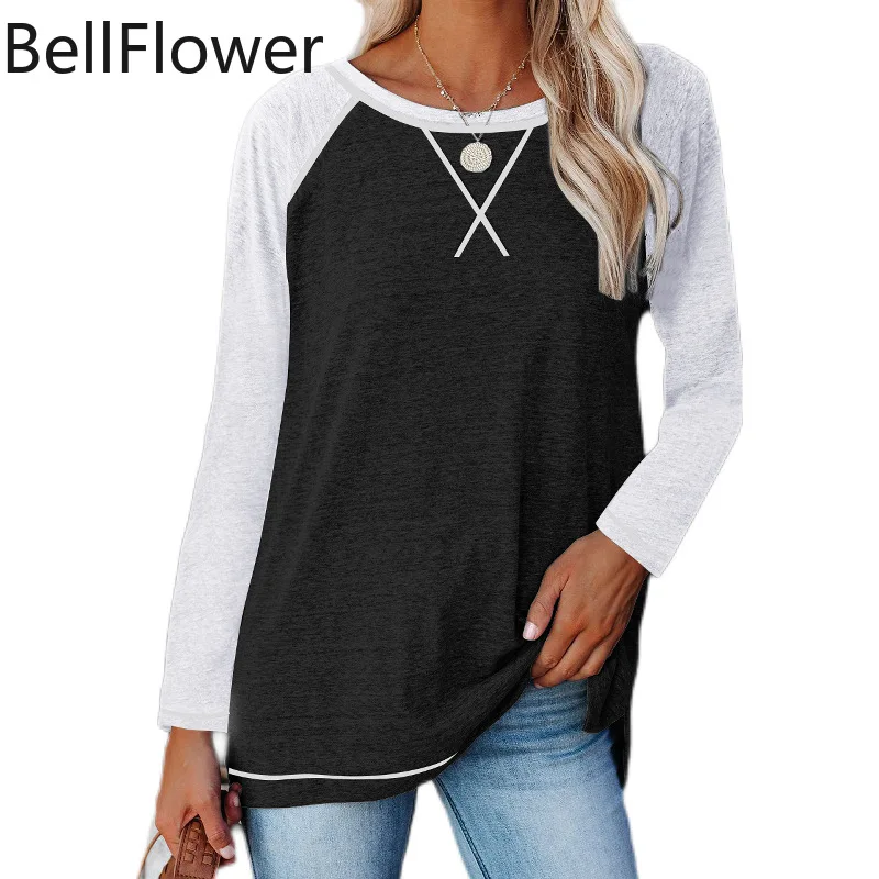 2021 Patchwork Woman Tshirts Winter Long Sleeve O-Neck Aesthetic Clothes Cotton Casual Loose Japanese Fashion Vintage Y2k Tops
2021 Patchwork Woman Tshirts Winter Long Sleeve O-Neck Aesthetic Clothes Cotton Casual Loose Japanese Fashion Vintage Y2k Tops