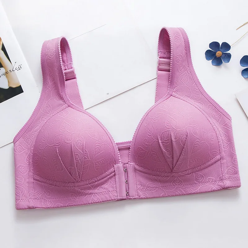 2021 New Sexy Plus Size Push Up Bra Front Closure Solid Color Brassiere Wire Free Bralette Seamless Bras For Women Hot Sale
2021 New Sexy Plus Size Push Up Bra Front Closure Solid Color Brassiere Wire Free Bralette Seamless Bras For Women Hot Sale