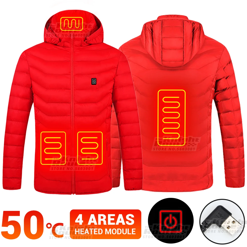 4 Areas Heated Vest Warm Windbreaker Thermal Jacket USB Heated Jackets Coat Men's Autumn Clothing Winter Fishing Trekking Man
4 Areas Heated Vest Warm Windbreaker Thermal Jacket USB Heated Jackets Coat Men's Autumn Clothing Winter Fishing Trekking Man