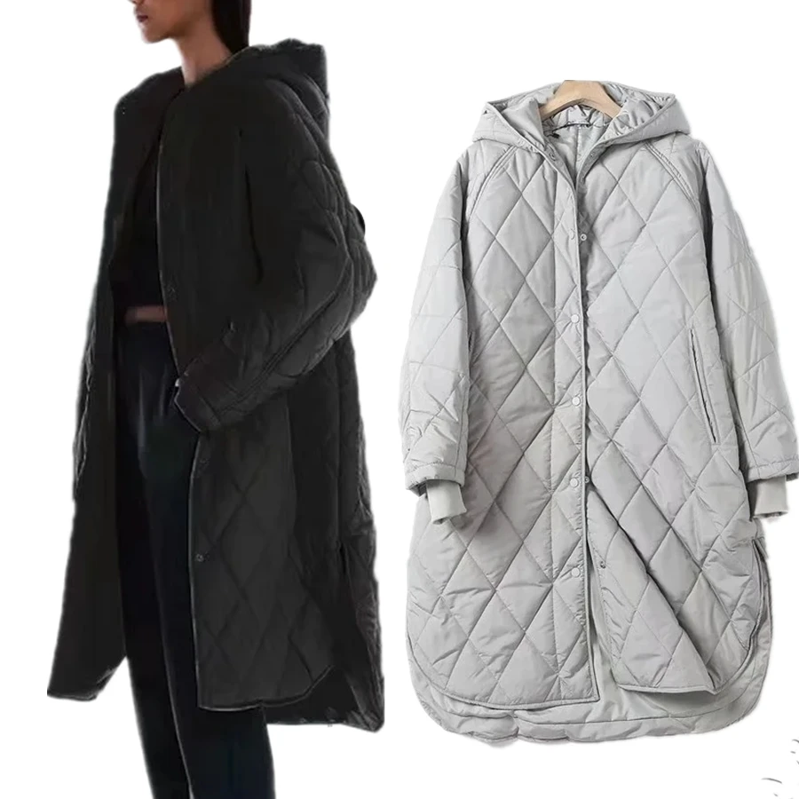 Elmsk Parka Coat Women Winter Long Jacket England Style High Street Vintage Overszie Hooded Thick Long Fashion Overcoat Women 
Elmsk Parka Coat Women Winter Long Jacket England Style High Street Vintage Overszie Hooded Thick Long Fashion Overcoat Women