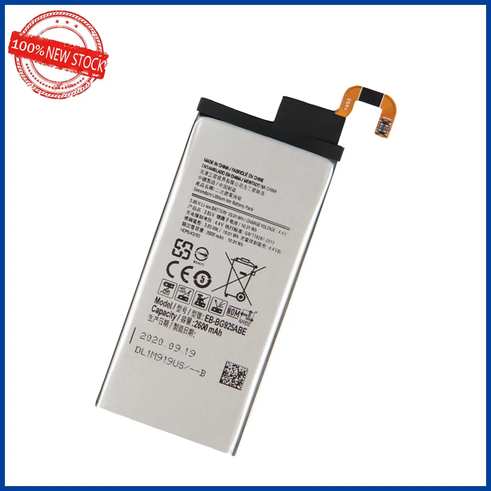 100% Оригинальный 2600 мА/ч EB-BG925ABE для Samsung GALAXY S6 край G9250 G925FQ G925F G925S S6Edge G925V G925A батарея |
