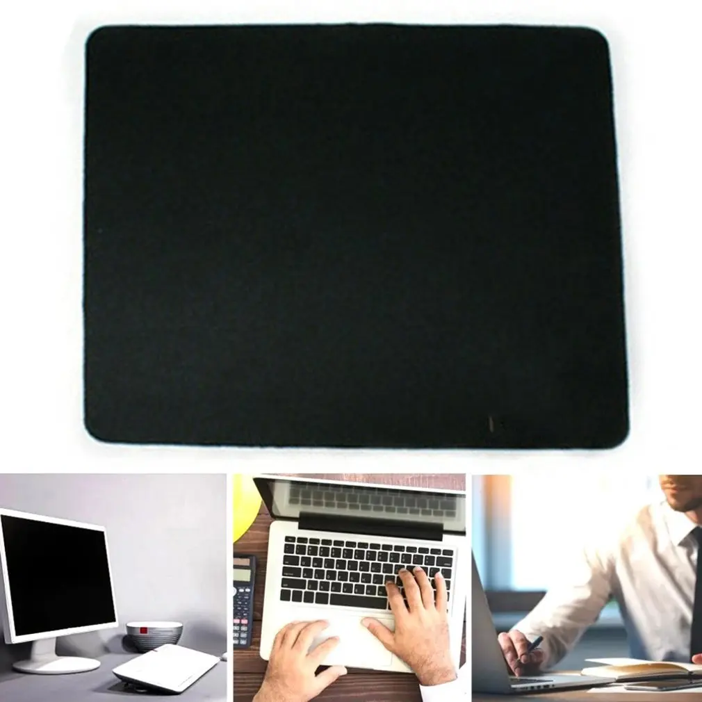 18x22cm/20x24cm Black Rubber Mouse Pads Non-slip Desktop Mat For Laptop PC Mousepad Office School Computer Accessories Mice Pad
18x22cm/20x24cm Black Rubber Mouse Pads Non-slip Desktop Mat For Laptop PC Mousepad Office School Computer Accessories Mice Pad