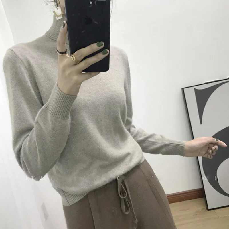 Winter Thick Women Knitted Turtleneck Sweater 2020 Fall Casual Slim Sweaters Pullover Womens Long Sleeve Elasticity Sweater
Winter Thick Women Knitted Turtleneck Sweater 2020 Fall Casual Slim Sweaters Pullover Womens Long Sleeve Elasticity Sweater