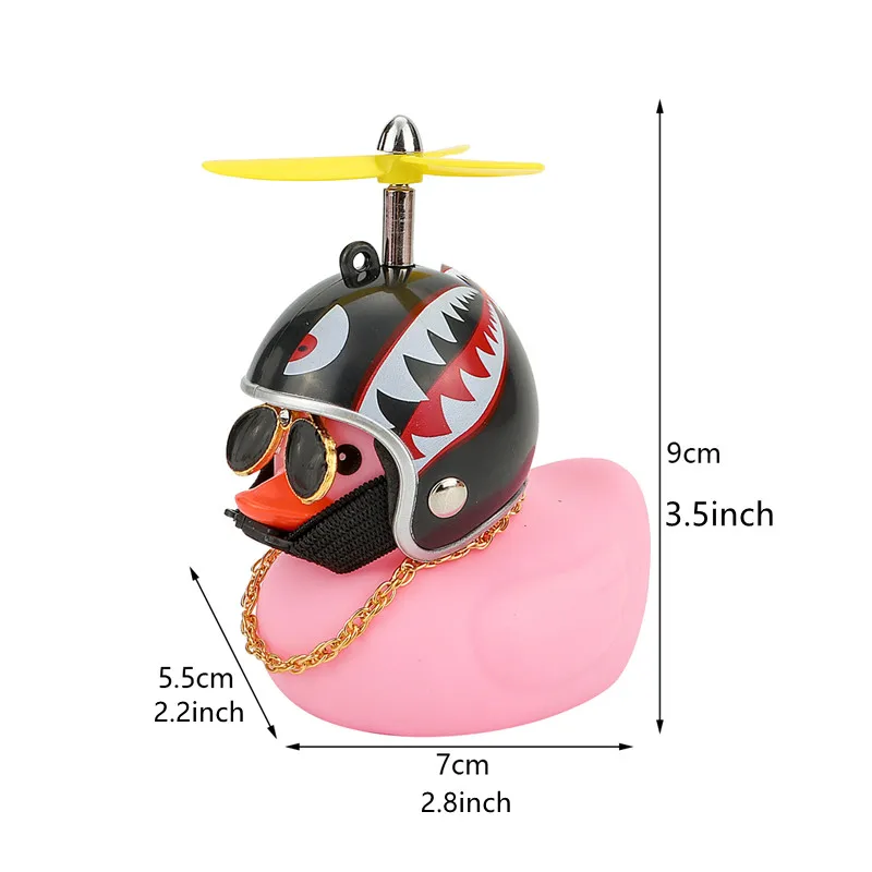 Helmet Broken Wind Small Pink Duck Car Goods Gift Pink Small Yellow Duck Cute Car Accessories Interior Auto Decoration Ornament
Helmet Broken Wind Small Pink Duck Car Goods Gift Pink Small Yellow Duck Cute Car Accessories Interior Auto Decoration Ornament