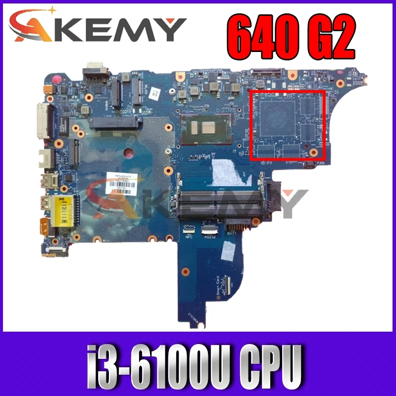 For HP ProBook 640 G2 650 G2 Series Laptop Motherboard With i3-6100U 840714-001 840714-501 840714-601 DDR4 100% Tested Fast Ship
For HP ProBook 640 G2 650 G2 Series Laptop Motherboard With i3-6100U 840714-001 840714-501 840714-601 DDR4 100% Tested Fast Ship