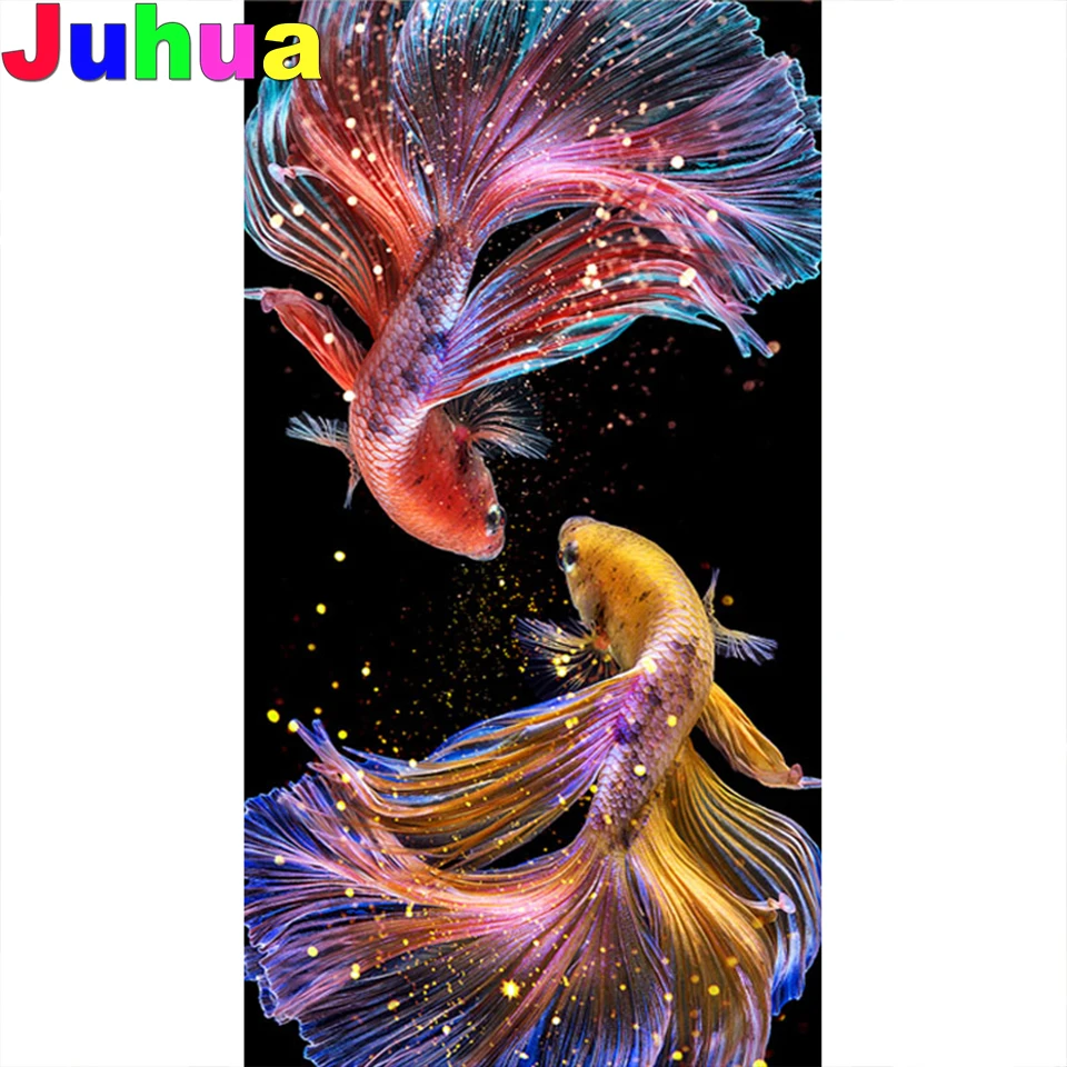 Алмазная 5d Вышивка Goldfish Koi на карпа, вышивка крестиком, мозаика из страз ручной работы, полное квадратное изображение круглой и крупной рыбк...
Алмазная 5d Вышивка Goldfish Koi на карпа, вышивка крестиком, мозаика из страз ручной работы, полное квадратное изображение круглой и крупной рыбк...