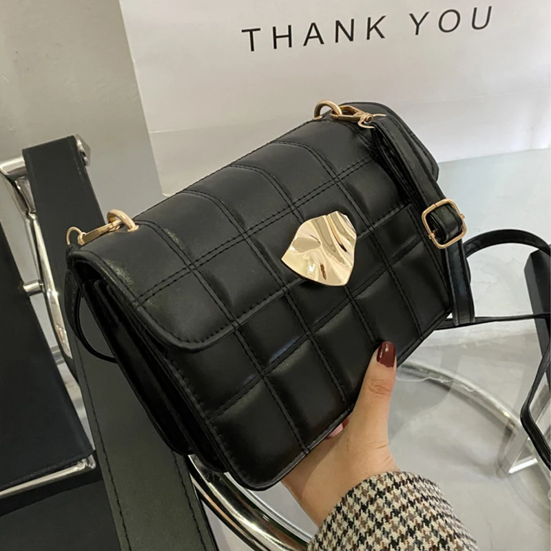 Chain PU Leather Small Crossbody Bags for Women 2021 Quality Ladies Designer Handbags Shoulder Simple Bag Women's Hand Bag
Chain PU Leather Small Crossbody Bags for Women 2021 Quality Ladies Designer Handbags Shoulder Simple Bag Women's Hand Bag