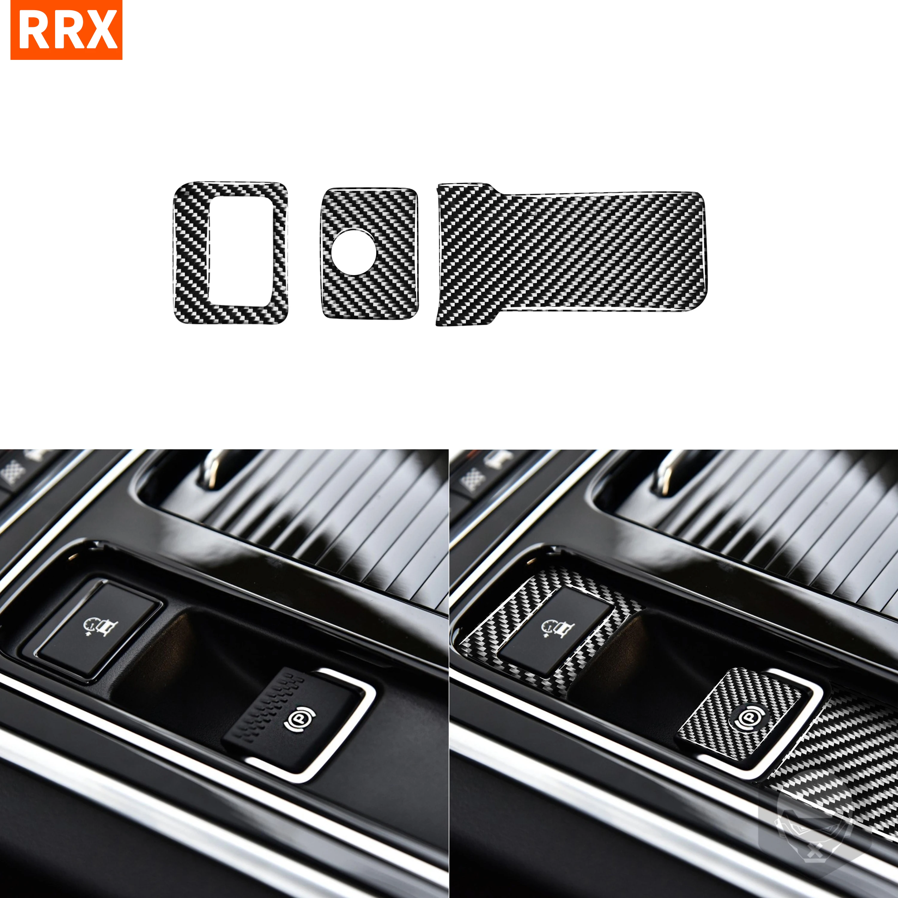 For Jaguar F-PACE X761 XE X760 XF X260 2PCS Black Carbon Fiber Sticker Three Piece Electronic Handbrake Interior Car Accessories
For Jaguar F-PACE X761 XE X760 XF X260 2PCS Black Carbon Fiber Sticker Three Piece Electronic Handbrake Interior Car Accessories