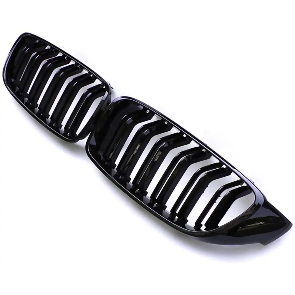 Bright Black Double Parallel Bars Grille Car Front Grille Strong Durable Car Accessories Compatible for BMW 4-series F32/F33/F36
Bright Black Double Parallel Bars Grille Car Front Grille Strong Durable Car Accessories Compatible for BMW 4-series F32/F33/F36