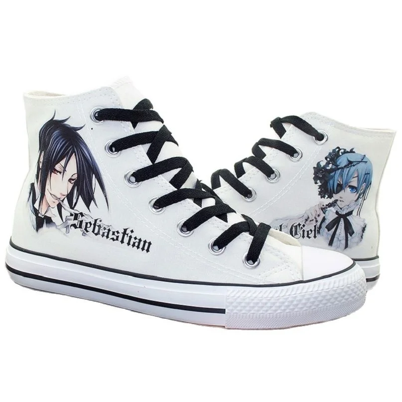 Anime Cos Black Butler Sebastian Michaelis Ciel Phantomhive plimsolls Canvas Shoes
Anime Cos Black Butler Sebastian Michaelis Ciel Phantomhive plimsolls Canvas Shoes