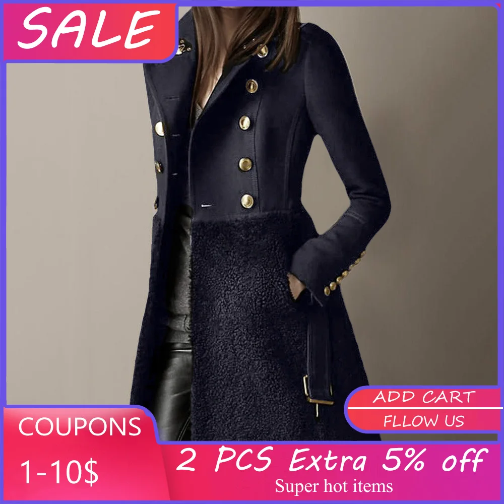 2020 Winter Double-Breasted Coat Women Overcoat Jacket Thick Warm Fleece Jacket Korean Plus Size Wrap Coat Casual
2020 Winter Double-Breasted Coat Women Overcoat Jacket Thick Warm Fleece Jacket Korean Plus Size Wrap Coat Casual