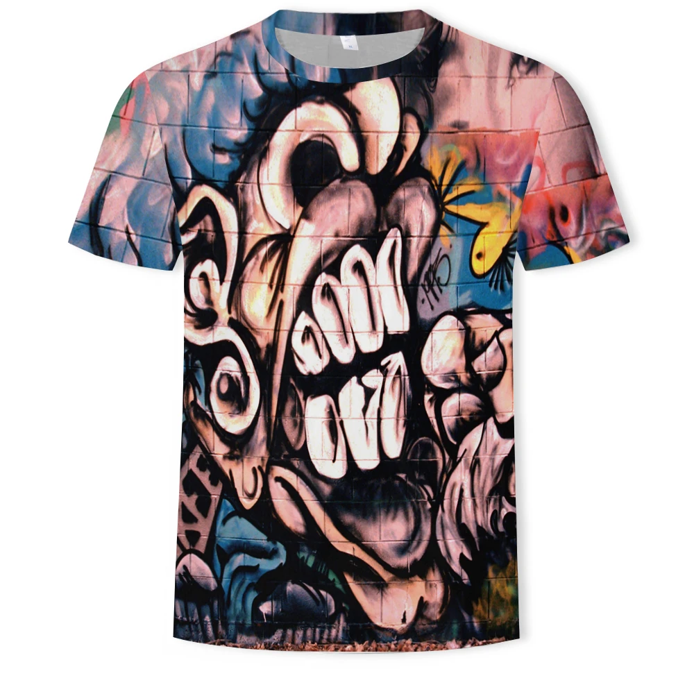 2021 summer young men and women short-sleeved top T-shirt 3D printing daily street hip-hop Harajuku men's oversized T-shirt
2021 summer young men and women short-sleeved top T-shirt 3D printing daily street hip-hop Harajuku men's oversized T-shirt