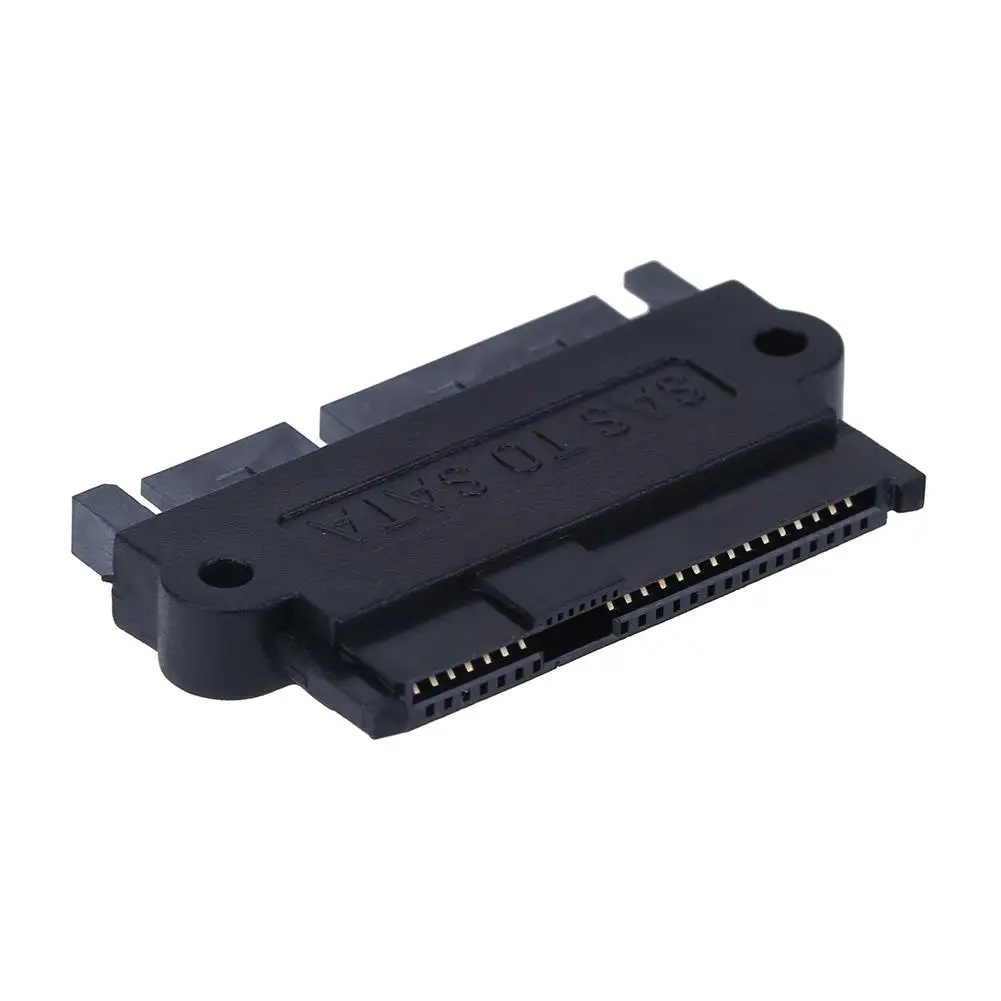 5Gbps SFF 8482 SAS to SATA 180 Degree Angle Adapter Converter Straight Head for SAS hard drives 
5Gbps SFF 8482 SAS to SATA 180 Degree Angle Adapter Converter Straight Head for SAS hard drives