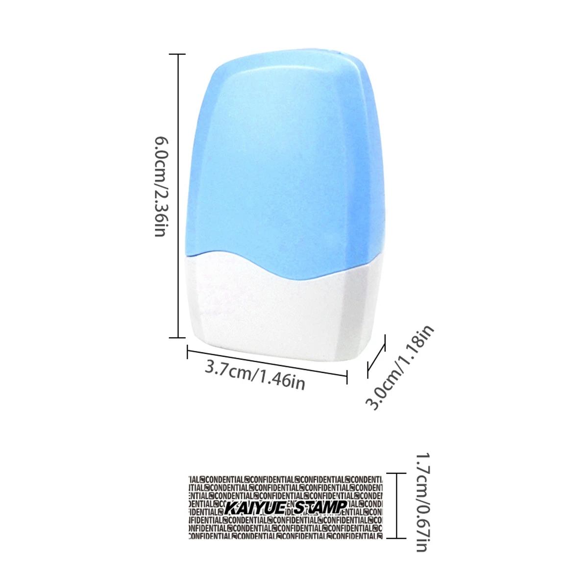 Stamp Messy Code Security Stamp Roller Portable Self-Inking Identity Theft Protection Roller Stamp