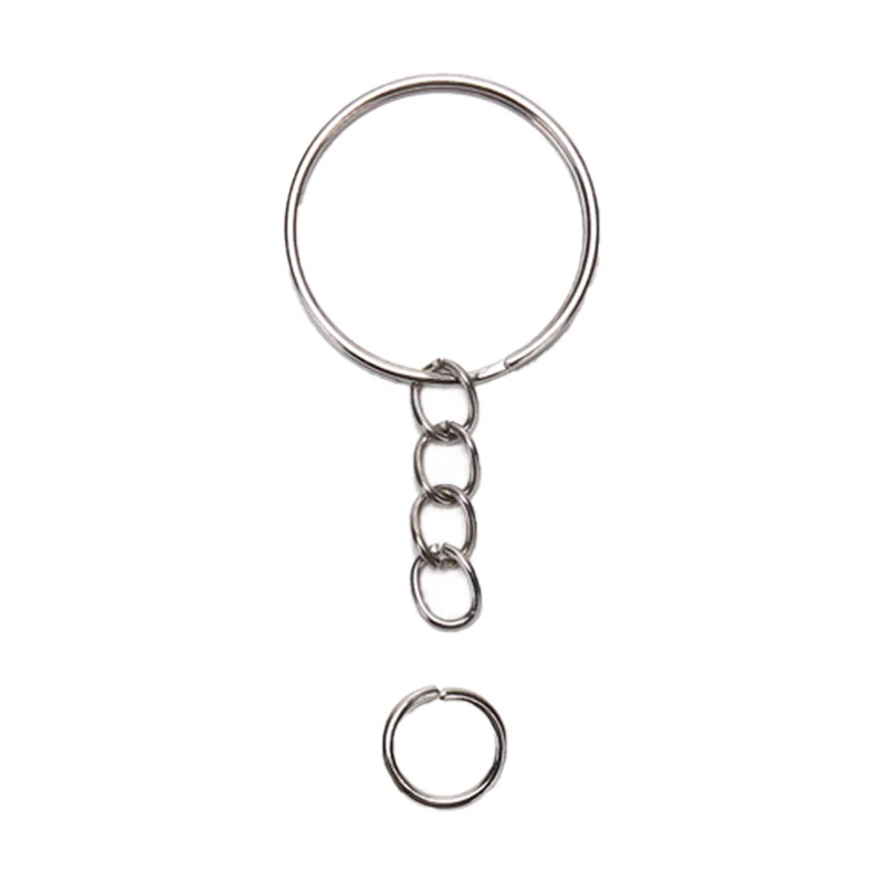 100Pcs Keyring Keychain Split Jump Rings Bulk Ring DIY Jewelry Key Chain Craft
100Pcs Keyring Keychain Split Jump Rings Bulk Ring DIY Jewelry Key Chain Craft