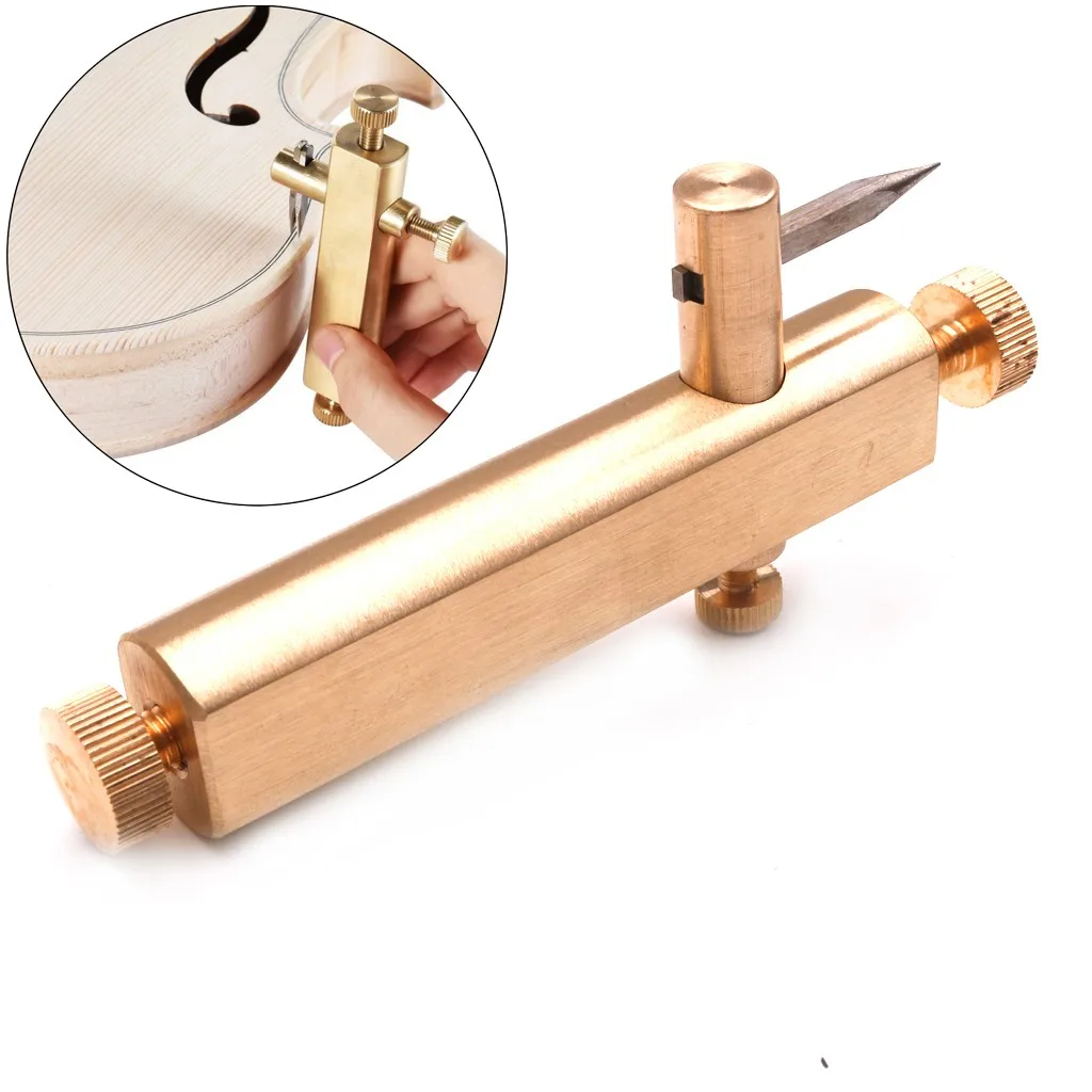 Violin Making Tools Adjustable Brass Purfling Inlay Inlaid Groove Maker Carver Durable Musical Instruments Violin Tools
Violin Making Tools Adjustable Brass Purfling Inlay Inlaid Groove Maker Carver Durable Musical Instruments Violin Tools