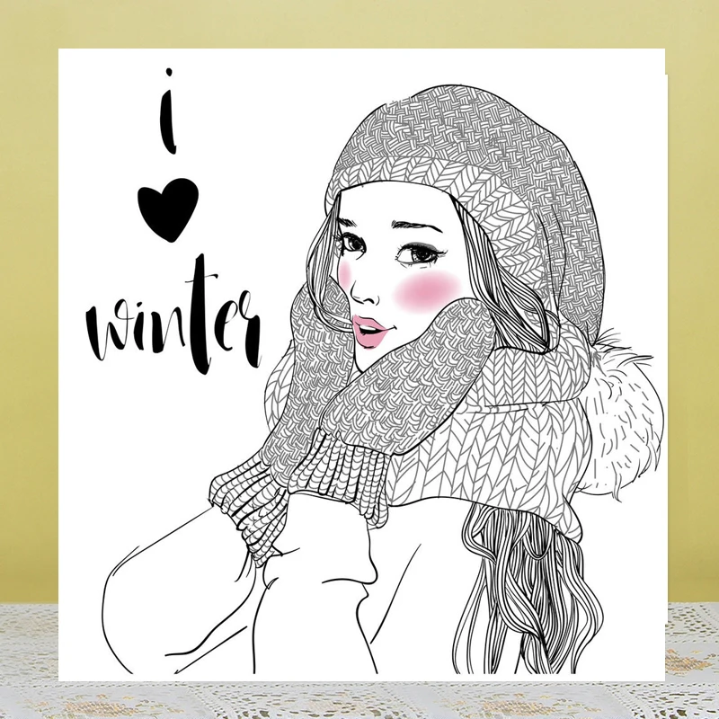 ZhuoAng Winter Girl Clear Stamps/Silicone Transparent Seals for DIY scrapbooking photo album Clear Stamps
ZhuoAng Winter Girl Clear Stamps/Silicone Transparent Seals for DIY scrapbooking photo album Clear Stamps