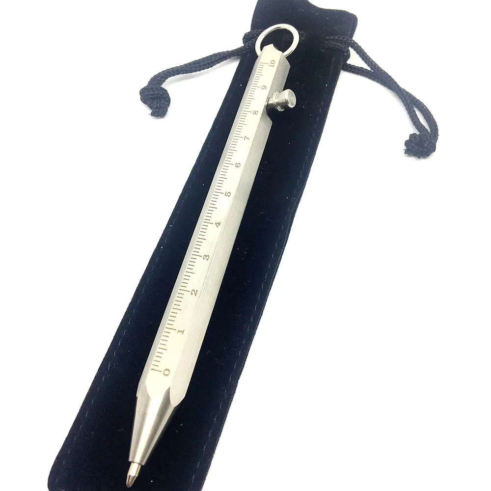 Outdoors Writing Tools EDC Stainless Steel Six Prismatic Scale Tactical Pen Bolt Ballpoint Pen
Outdoors Writing Tools EDC Stainless Steel Six Prismatic Scale Tactical Pen Bolt Ballpoint Pen