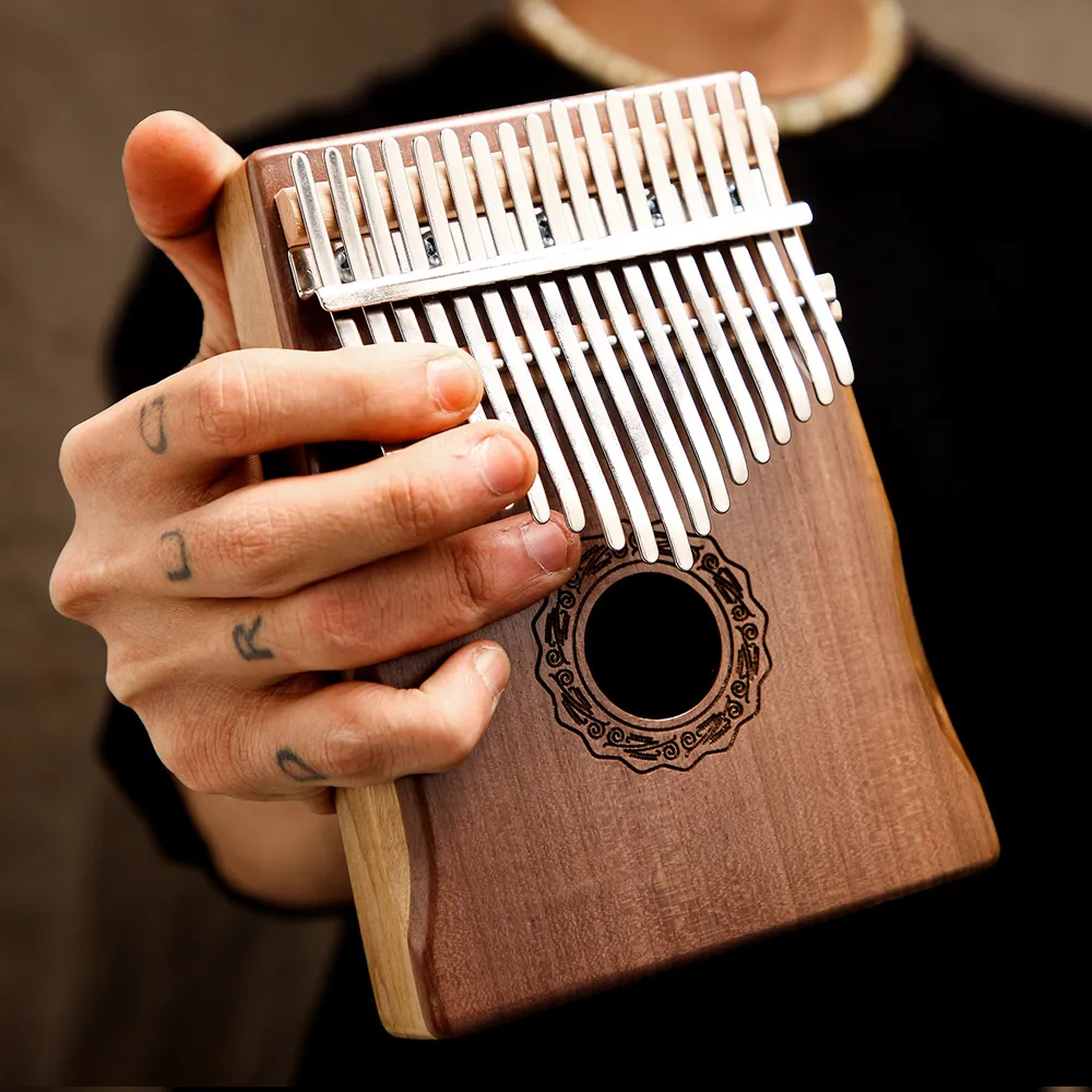 HLuru Kalimba 17 keys notes tone Kalinbachen Thumb piano Portable Musical instrument Vibraphone Xylophone Walnut Mahogany
HLuru Kalimba 17 keys notes tone Kalinbachen Thumb piano Portable Musical instrument Vibraphone Xylophone Walnut Mahogany