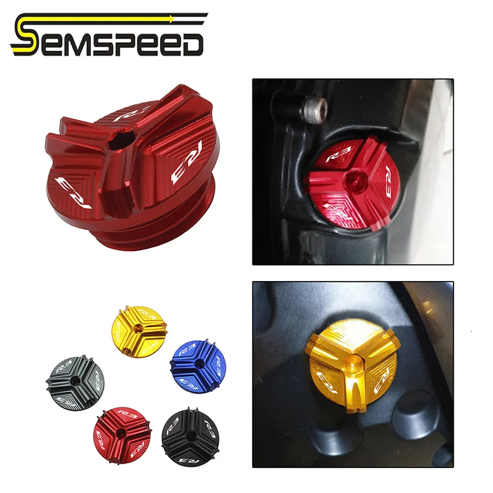 SEMSPEED M27 * 3 R3 логотип моторный масляный наполнитель для мотоцикла колпачок