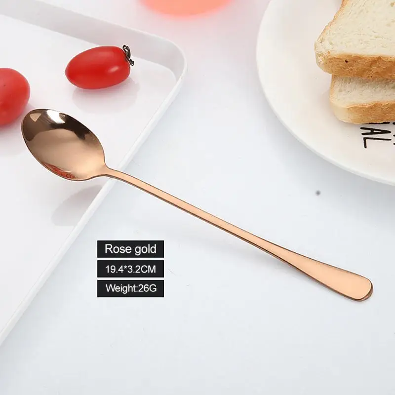 Latte Long Tea Coffee Stainless Steel Spoon Soda Ice Cream Dessert Sundae Spoons Funny Tableware Beauty Mugs Spoons Soup Spoon
Latte Long Tea Coffee Stainless Steel Spoon Soda Ice Cream Dessert Sundae Spoons Funny Tableware Beauty Mugs Spoons Soup Spoon
