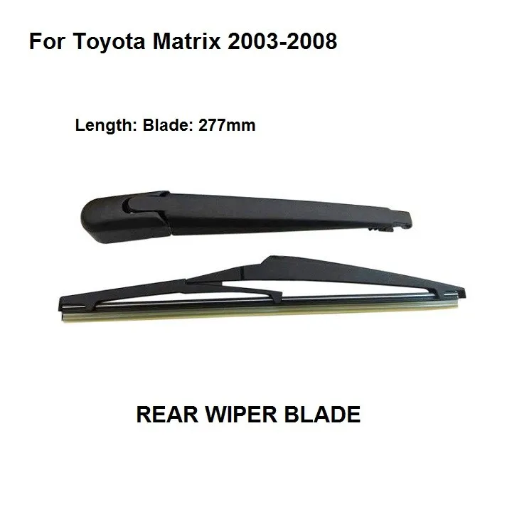 277mm Blade Rear Wiper Arm & Blade complete set for TOYOTA Matrix 2003-2008 OE#8524142040 
277mm Blade Rear Wiper Arm & Blade complete set for TOYOTA Matrix 2003-2008 OE#8524142040
