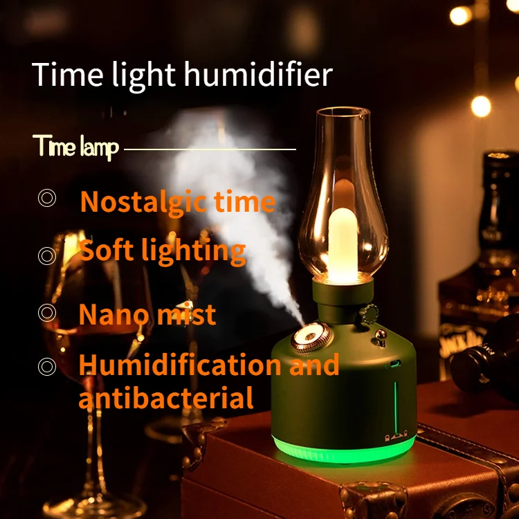 Увлажнитель воздуха Настольный в стиле ретро для ароматерапии с керосиновой лампой
Увлажнитель воздуха Настольный в стиле ретро для ароматерапии с керосиновой лампой