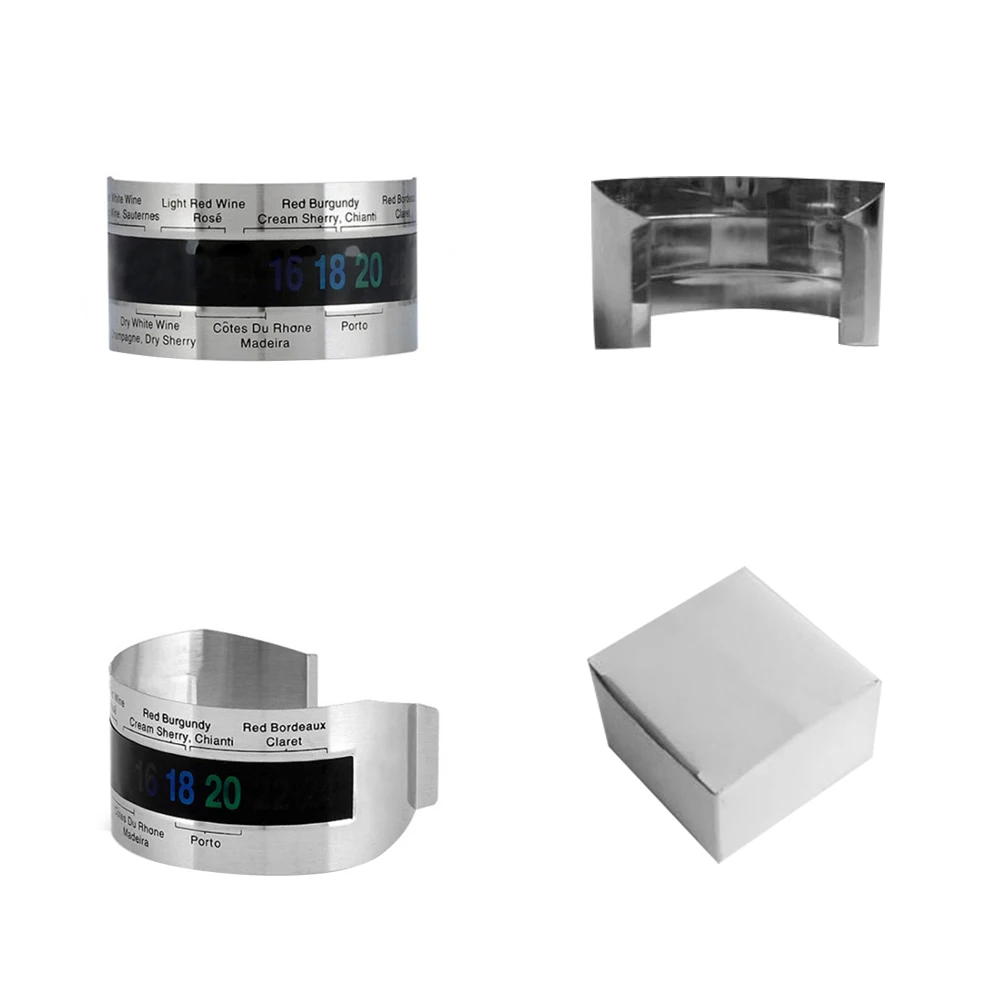 Creative Digital LCD Wine Bottle Thermometer Wine Collar Champagne Snap Button Bracelet Thermometer Bar Drink Tool 1PC
Creative Digital LCD Wine Bottle Thermometer Wine Collar Champagne Snap Button Bracelet Thermometer Bar Drink Tool 1PC
