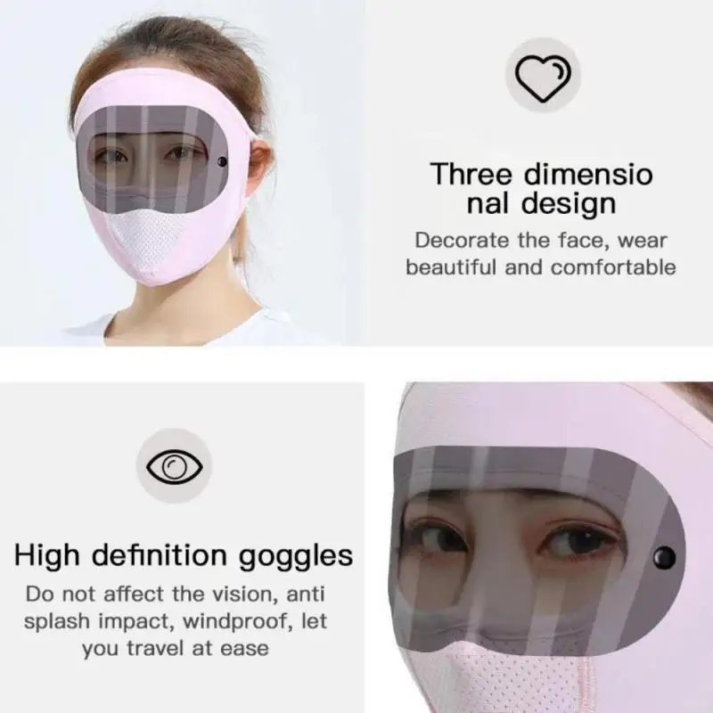 Cycling Balaclava Face Mask Sun Protection Eye Protection New Lens Mask Detachable Sunshade Riding Bicycle Dust-proof Adjustable
Cycling Balaclava Face Mask Sun Protection Eye Protection New Lens Mask Detachable Sunshade Riding Bicycle Dust-proof Adjustable