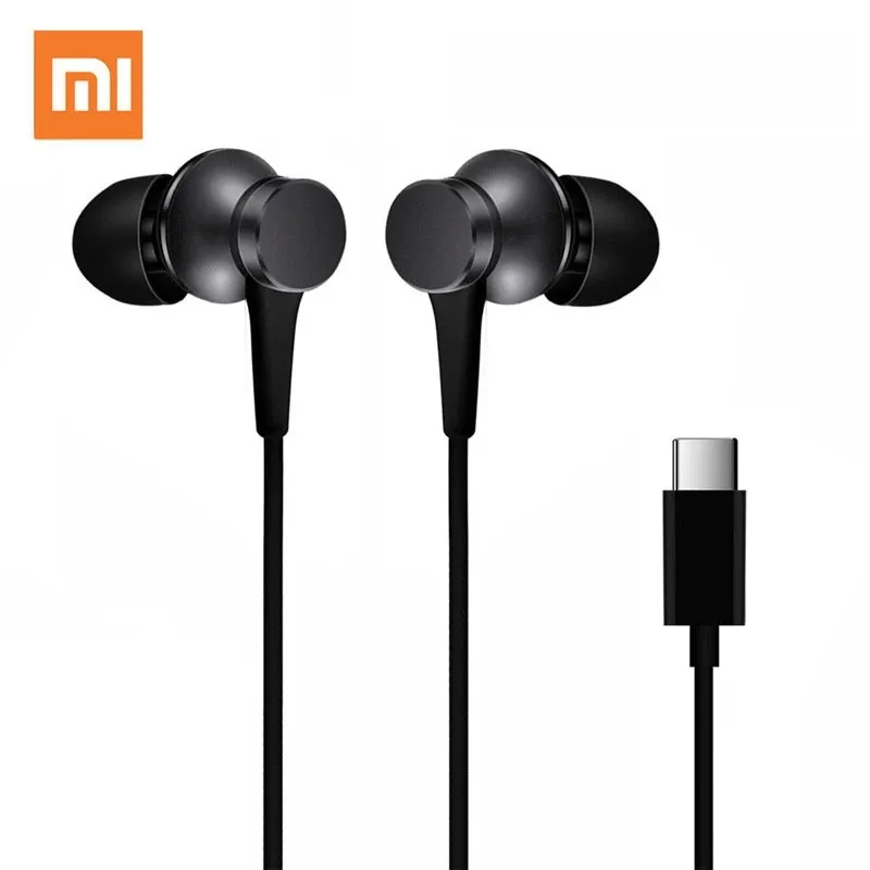 Xiaomi Piston гарнитура Mi USB Type C наушники вкладыши бас стерео вокальный шнур с