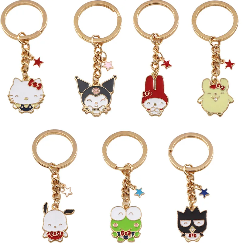 Kawaii Sanrio Cartoon Keychain Kitty Kuromi My Melody Cute Backpack Decoration Car Key Chain Pendant Gifts For Girls Kids Toys
Kawaii Sanrio Cartoon Keychain Kitty Kuromi My Melody Cute Backpack Decoration Car Key Chain Pendant Gifts For Girls Kids Toys
