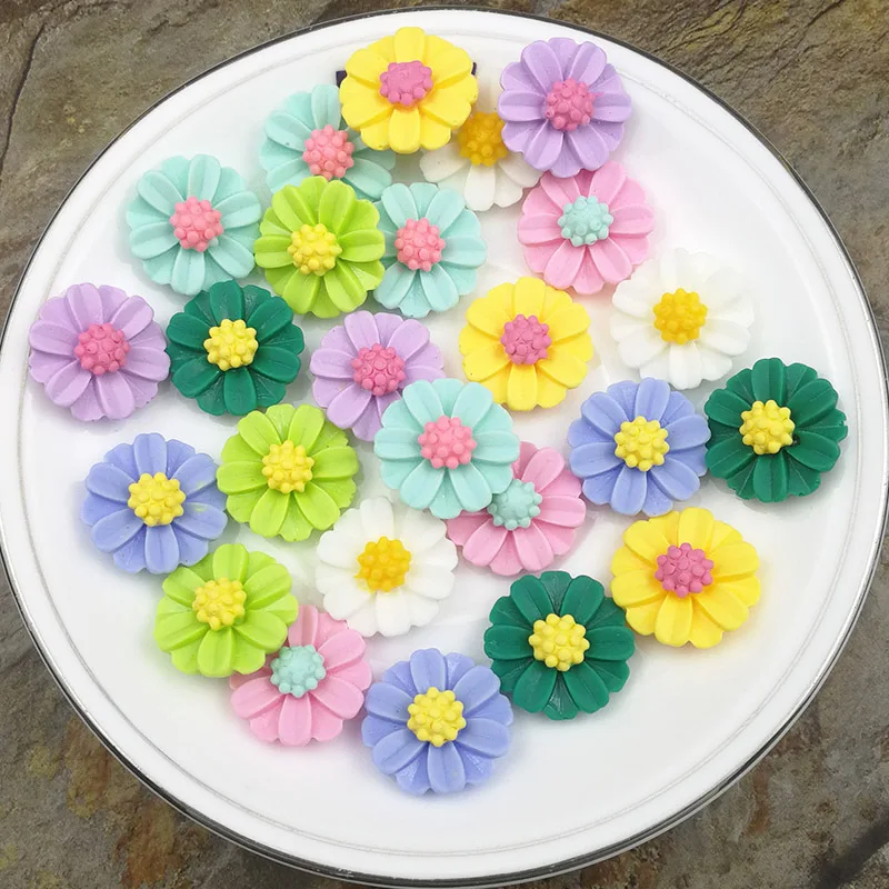 10pcs/lot 2cm Resin Flowers DIY Accessory for Hair Clip Hair Tie Making Handwork Headwear Jewelry Decor Making Findings
10pcs/lot 2cm Resin Flowers DIY Accessory for Hair Clip Hair Tie Making Handwork Headwear Jewelry Decor Making Findings