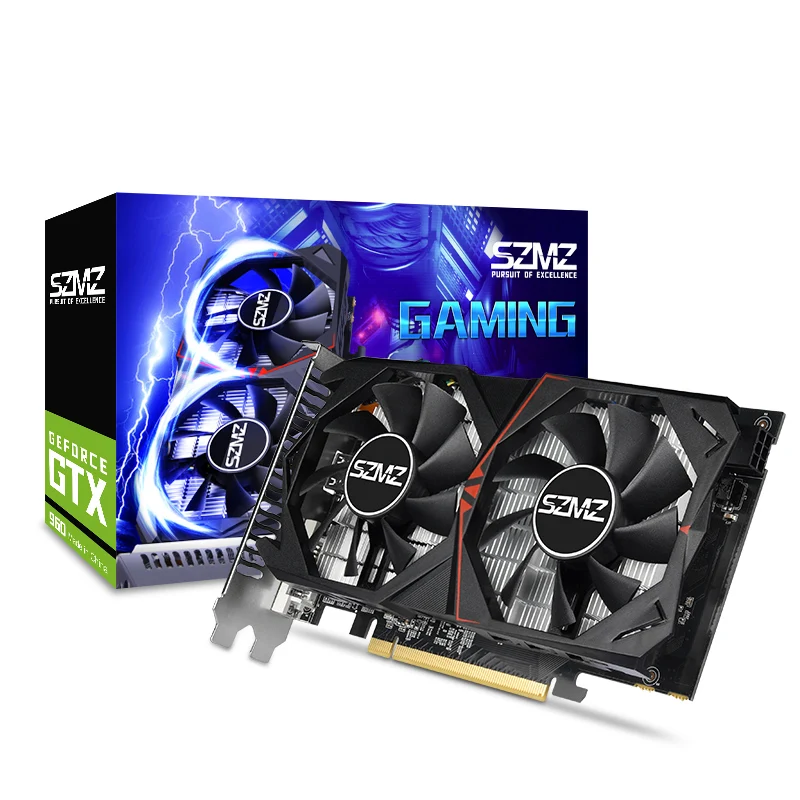 

SZMZ Computer Graphics Card GTX960 4GB 128Bit Brand Original New GDDR5 For NVIDIA VGA Geforce GTX 960 HDMI Compatible Dvi Games