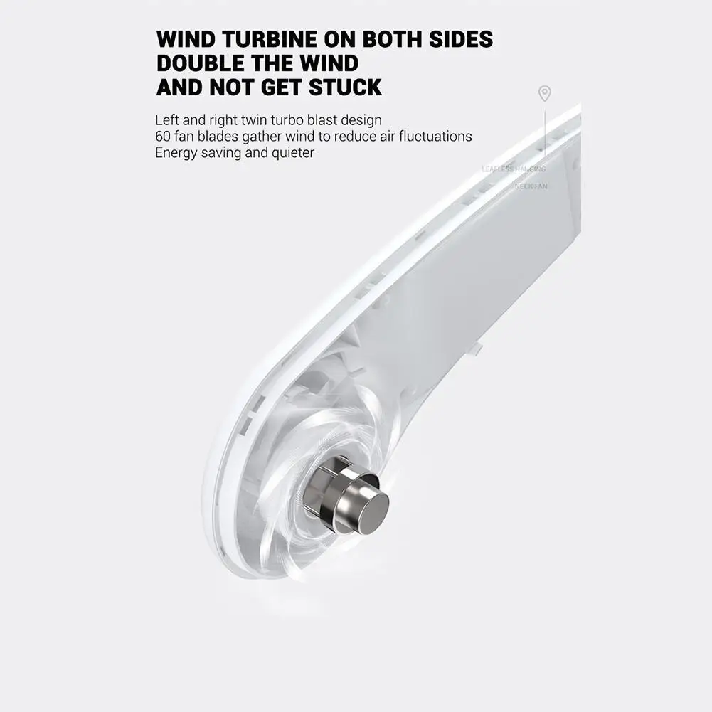 Portable Leafless USB Mini Hanging Neck Electric Fan Small Office Charging Cooling Air conditioning Sports Kitchen Type
Portable Leafless USB Mini Hanging Neck Electric Fan Small Office Charging Cooling Air conditioning Sports Kitchen Type
