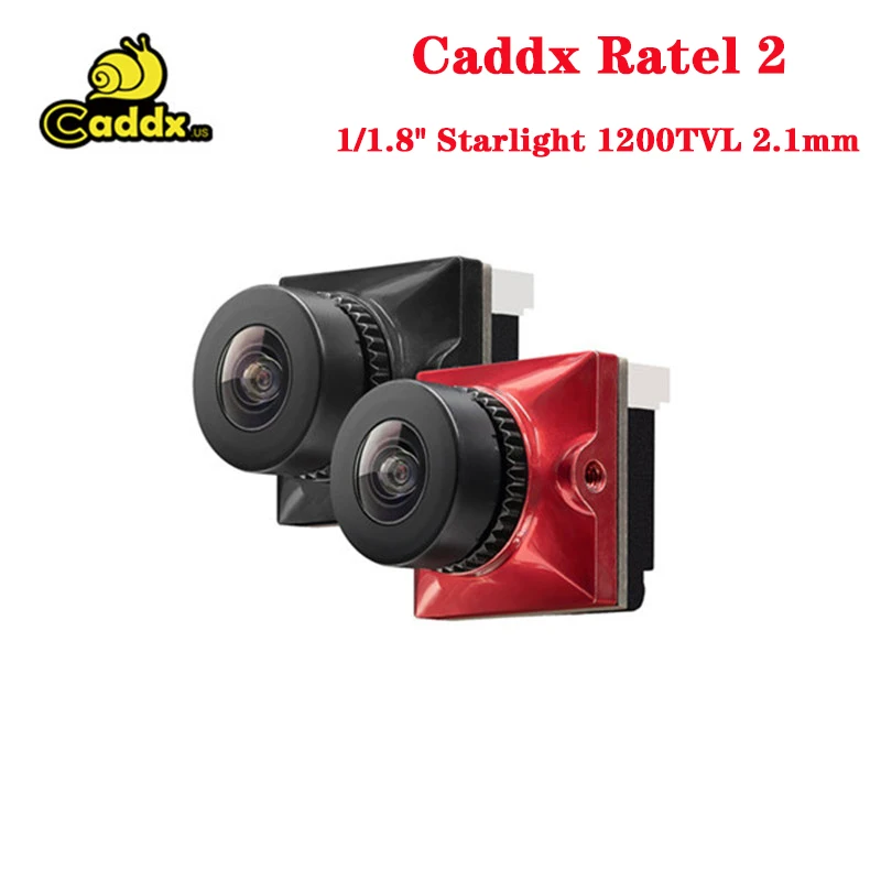 Caddx Ratel 2 1/1.8 ''звездного неба 1200TVL 1 мм объектив FOV 165 ° совместимая с цифровыми