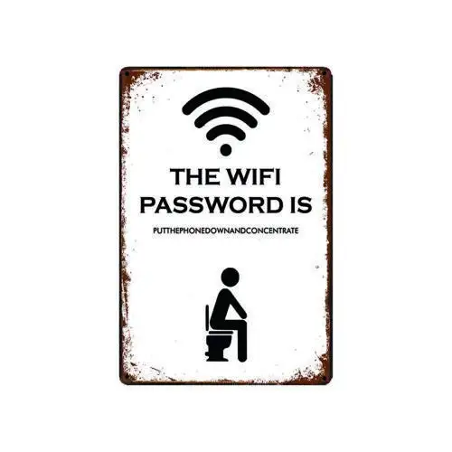 Пароль Wi-Fi-Установите телефон в металлическом родственнике, украшение для дома, бара, кухни, винтажный настенный знак
Пароль Wi-Fi-Установите телефон в металлическом родственнике, украшение для дома, бара, кухни, винтажный настенный знак
