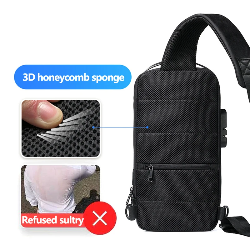 Crossbody Bag for Men Waterproof USB Multifunction Male Shoulder Bag Anti-Theft Short Travel Messenger Chest Sling Bag Luxury
Crossbody Bag for Men Waterproof USB Multifunction Male Shoulder Bag Anti-Theft Short Travel Messenger Chest Sling Bag Luxury