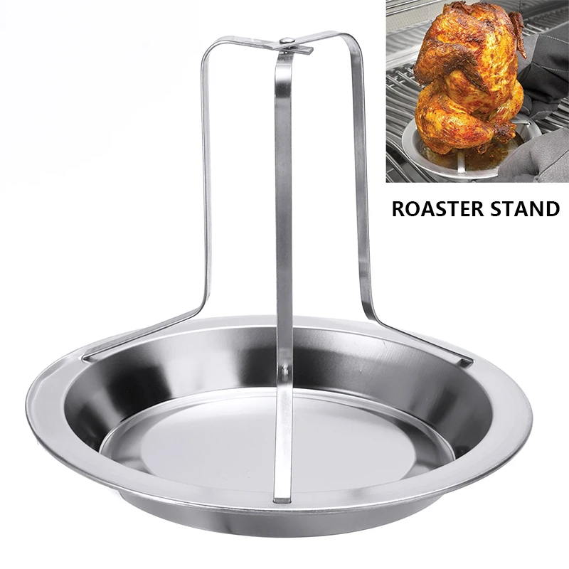 Жаровня из нержавеющей стали для курицы, индейки, гриль для духовки, гриль для барбекю, подставка-держатель, поднос для турки, вертикальная с... 
Жаровня из нержавеющей стали для курицы, индейки, гриль для духовки, гриль для барбекю, подставка-держатель, поднос для турки, вертикальная с...