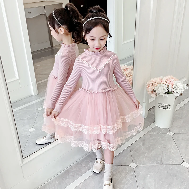 Cute Knit Baby Girls Dresses Winter New Wedding Birthday Party Princess Dresses Lace Layered Dress Kids Clothes Outfits Vestidos
Cute Knit Baby Girls Dresses Winter New Wedding Birthday Party Princess Dresses Lace Layered Dress Kids Clothes Outfits Vestidos