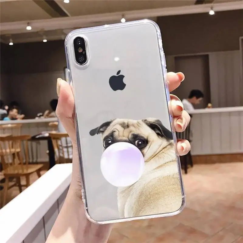 Pug Dog French Bulldog Phone Case Transparent Clear for iPhone 12 11 mini pro 8 XS MAX 7 Plus X XR
Pug Dog French Bulldog Phone Case Transparent Clear for iPhone 12 11 mini pro 8 XS MAX 7 Plus X XR