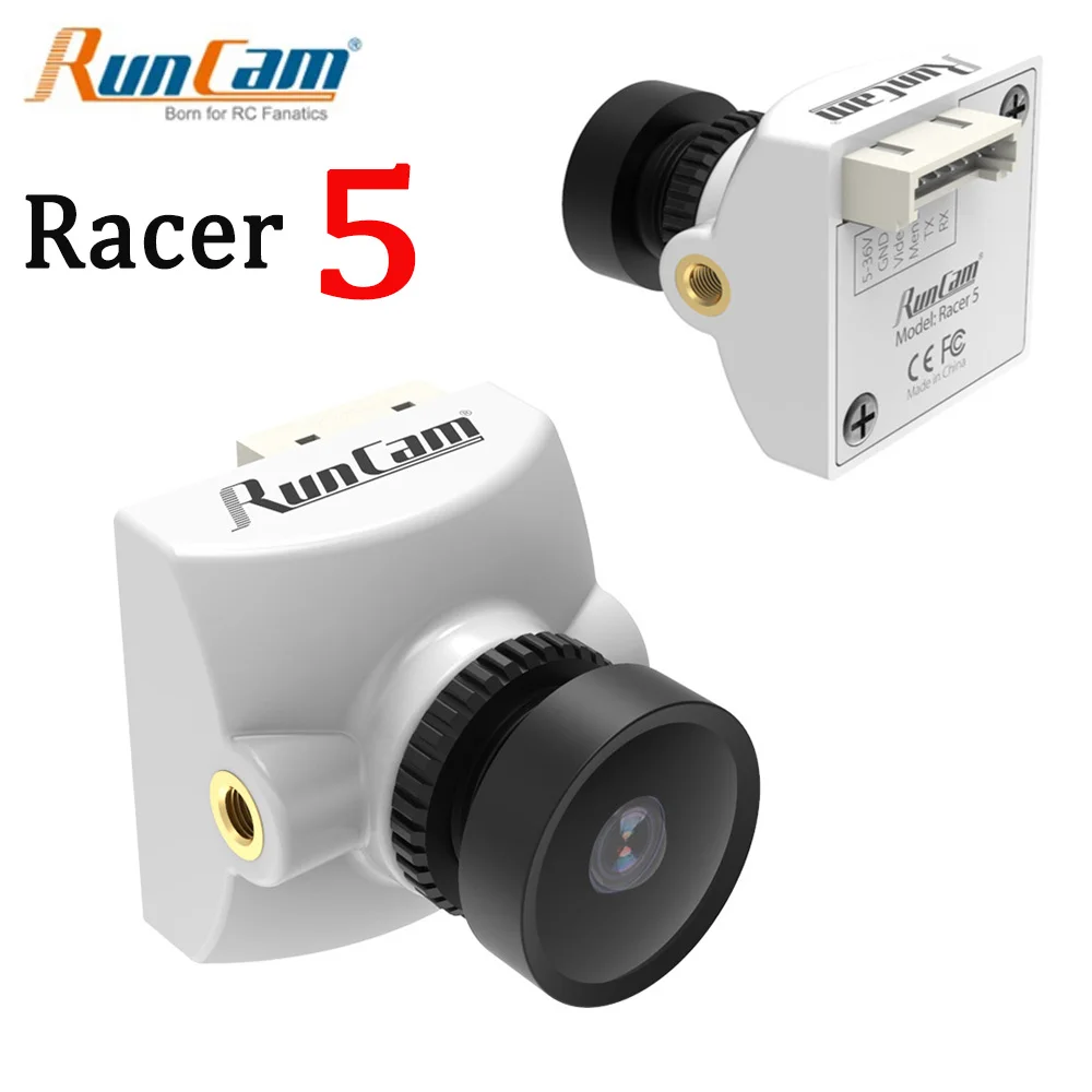 RunCam Racer 5 1000TVL 1.8/2.1mm FPV Camera Built-in Gyro WDR CMOS Sensor NTSC / PAL Switchable Integrated OSD Racing FPV
RunCam Racer 5 1000TVL 1.8/2.1mm FPV Camera Built-in Gyro WDR CMOS Sensor NTSC / PAL Switchable Integrated OSD Racing FPV