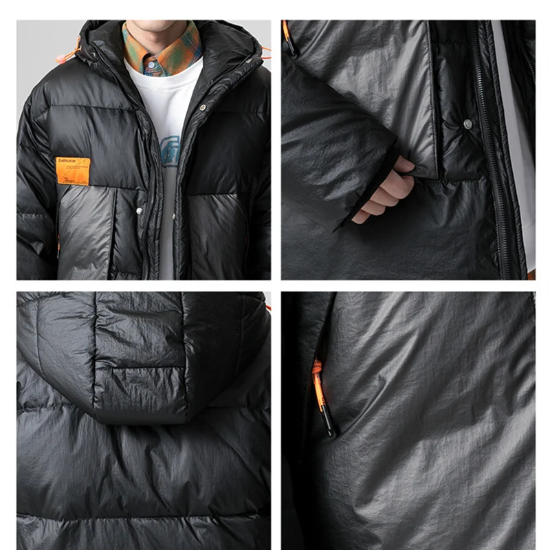 FGKKS Trend Brand Men Fashion Down Jacket Men High Street Hooded Down Coat Casual Warm White Duck Down Jacket Coats Male
FGKKS Trend Brand Men Fashion Down Jacket Men High Street Hooded Down Coat Casual Warm White Duck Down Jacket Coats Male