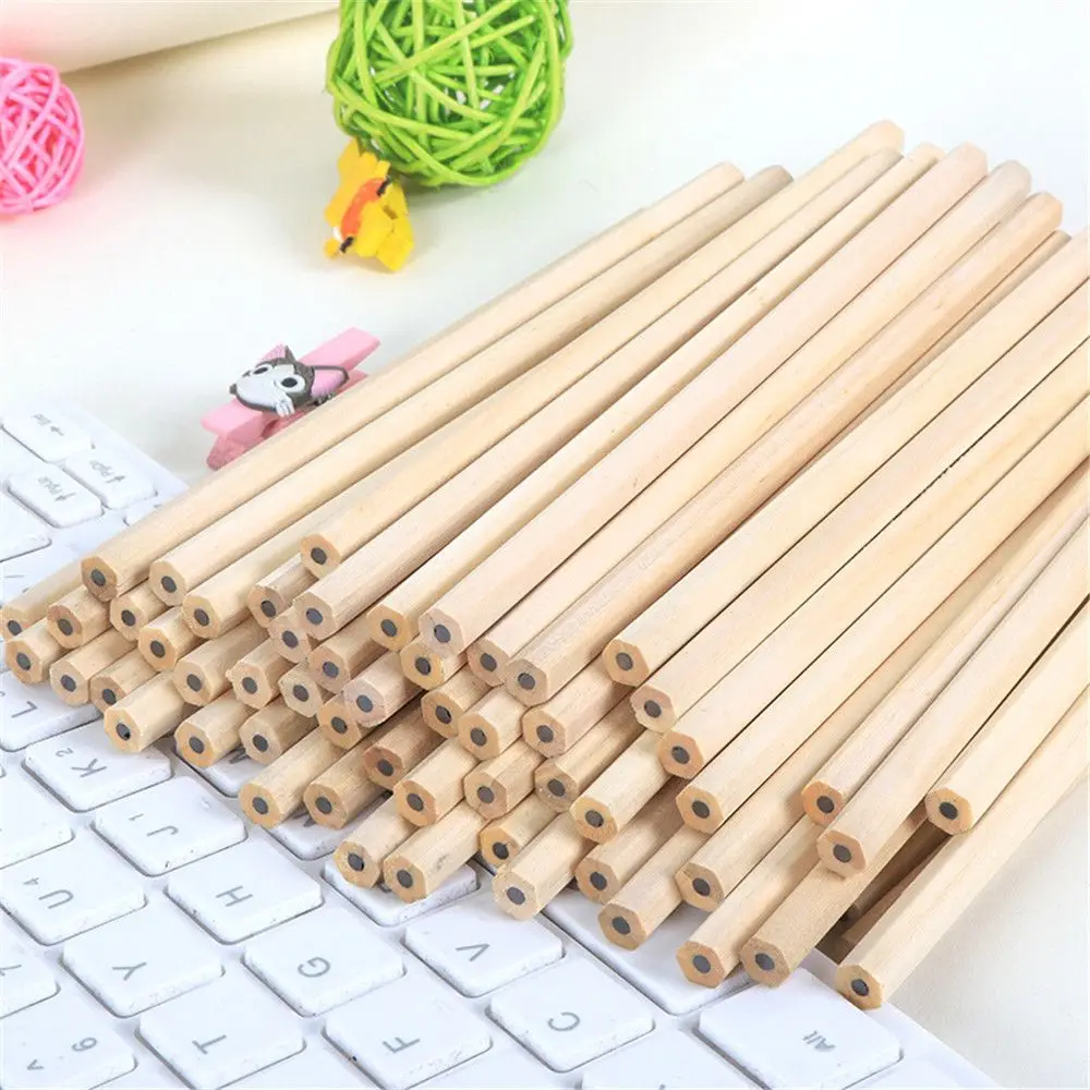 

10pcs Wooden Pencils Environmental Protection Writing Gifts Wooden Pencil Standard Cute Stationery Office School Supplies