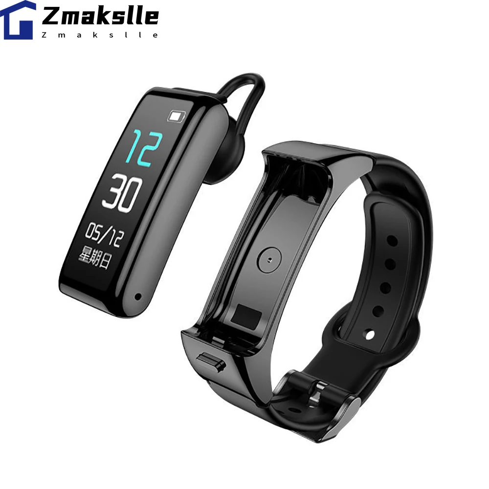 Умный Браслет ZMAKSLLE B6 с Bluetooth, носимый спортивный браслет, беспроводные наушники, раздельные звонки, прослушивание песен, два в одном
Умный Браслет ZMAKSLLE B6 с Bluetooth, носимый спортивный браслет, беспроводные наушники, раздельные звонки, прослушивание песен, два в одном