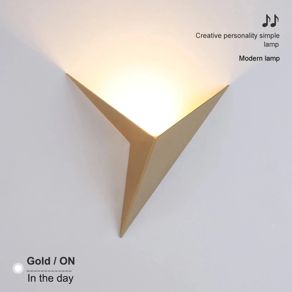 Indoor Wall Lamps Triangle Shape Wall Lamps Nordic Style Modern 3W Simple Lighting Wall Lamps for Living Room Minimalist Lights
Indoor Wall Lamps Triangle Shape Wall Lamps Nordic Style Modern 3W Simple Lighting Wall Lamps for Living Room Minimalist Lights